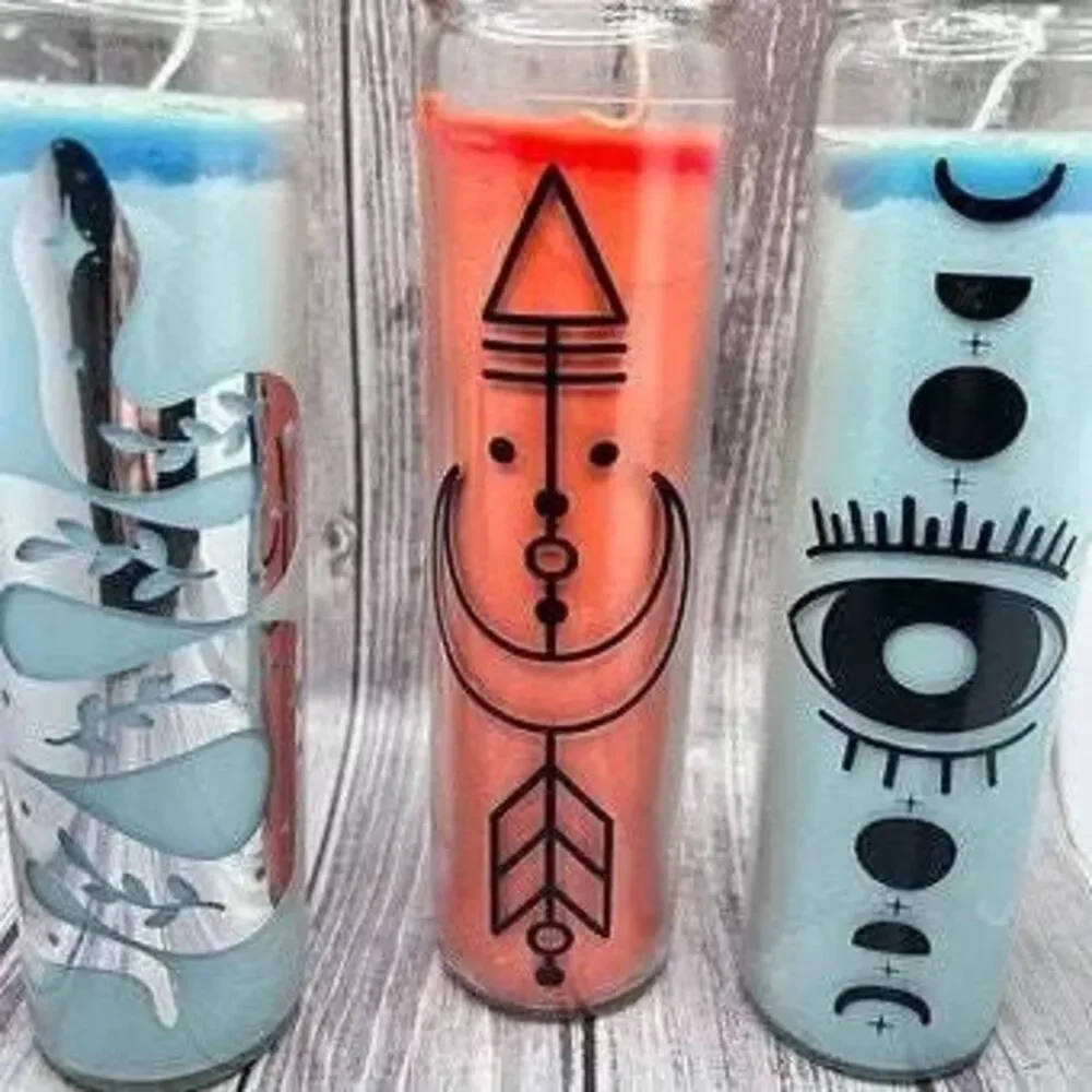 Personalized 7 Day Ritual Candle, Custom Manifestation Prayer Candle, Spiritual